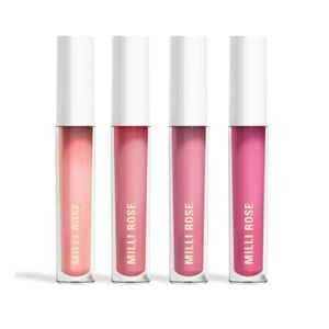 Milli rose the rose lip shine and lip suede kit